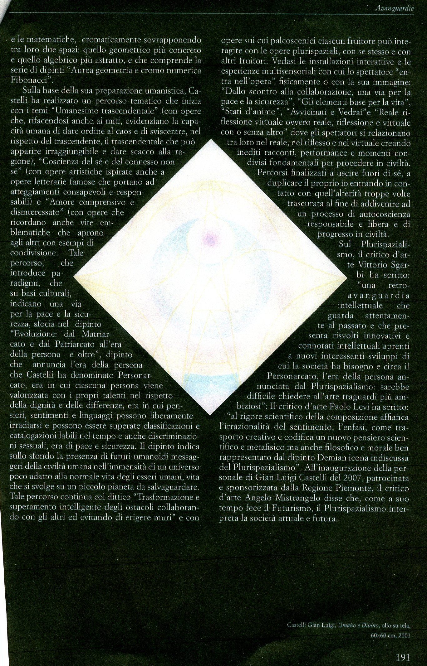 Atlante dell'Arte Contemporanea  De Agostini  2021 Sezione Avanguardie  Pag  191